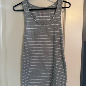 Isabel Maternity Women’s Gray Striped Women's Tank Top